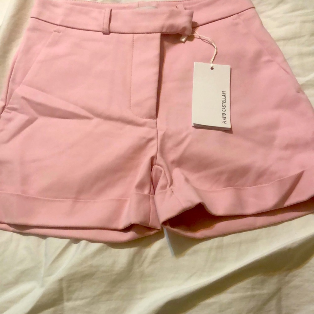 Short pink stretch size38 Italian